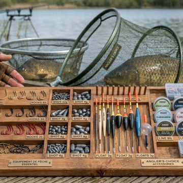 Location Accessoires de pêche (bouchons, hameçons, plombs, etc.)