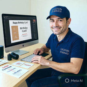 Création de Carte d'Anniversaire Personnalisée