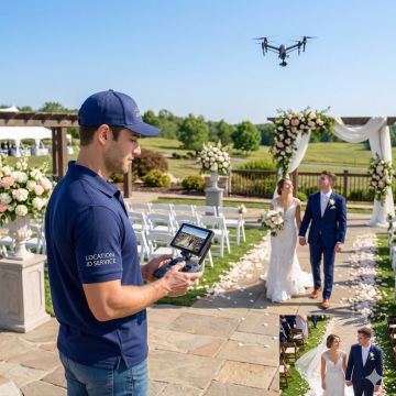 Forfait Drone Mariage - Demi-Journée ( 4 heures )