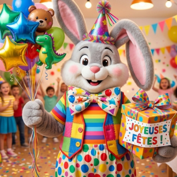 Location Mascotte lapin