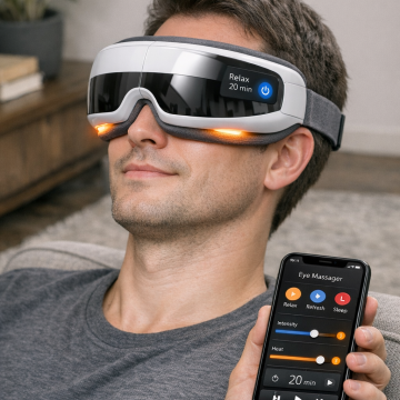 Location de Lunettes massantes connectées pour les yeux 