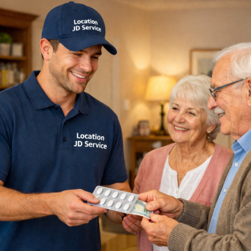 Récupération et livraison de médicament